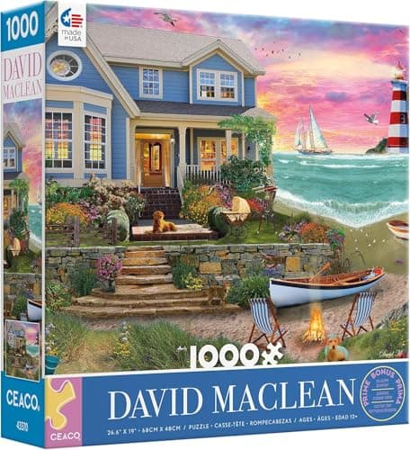 Ceaco - David MacLean - Heart ...ach - 1000 Piece Jigsaw Puzzle