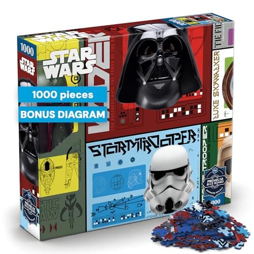 Buffalo Games - Star Wars Helm...lity 1000 Pieces Jigsaw Puzzle