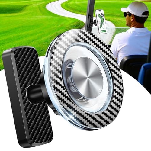 Magnetic Golf Cart Phone Holder, Fathers Day Dad Gifts for Husband from Wife, Golf Accessories for Men Golfers Daddy Grandpa Papa, Birthday Mens Dad Gifts Ideas for Fathers Day from Daughter Son Kids
