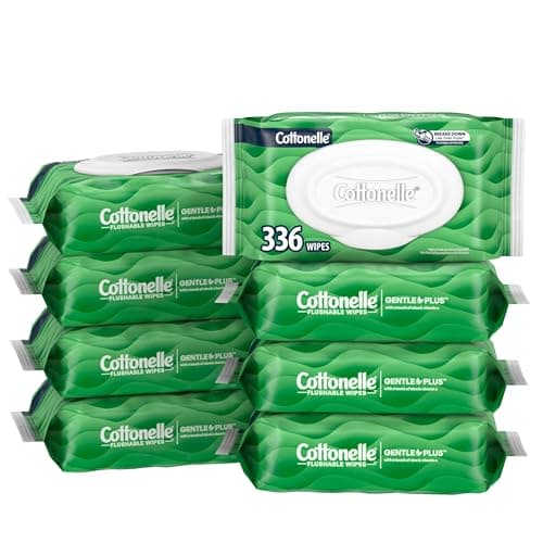 Select Accounts: 8-Pk 42-Ct Cottonelle GentlePlus Flushable Wet Wipes $9.80 w/ S&S