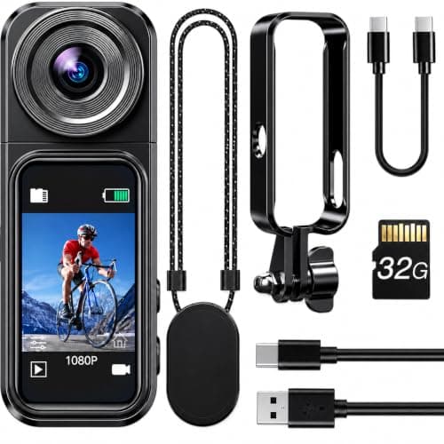 [Prime] BOBLOV W2 Mini Body Camera w/ 32GB Storage, 1080p HD,1.47" Touch Screen $27.99 + Free Shipping