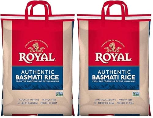 2-Pack 15-Pound Authentic Royal Basmati White Rice $31.32 w/ S&S + Free Shipping w/ Prime or on $35+