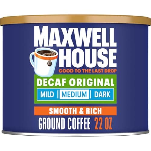 Select Accounts: 22-Oz Maxwell House Decaf Original Medium Roast Ground Coffee $3.70 w/ S&S