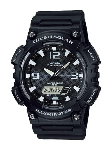 $38.97* | Casio AQS810W-1AVCF Men's AQ-S810W-1AV Solar Sport Combination Watch, black at Amazon