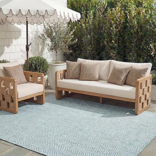 SAFAVIEH Washable Rug Outdoor ...ckyard, Mudroom (CY8022-37121)