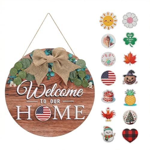 Giftgarden Welcome Home Sign  for $8 + free shipping w/ Prime
