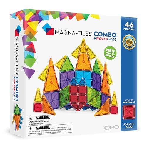 MAGNA-TILES® Combo 46-Piece Ma...iginal Magnetic Building Brand