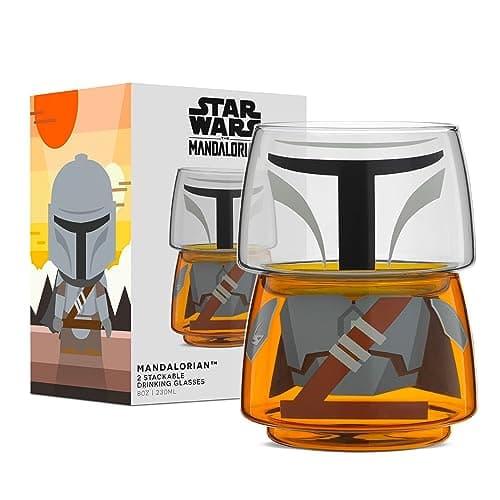 JoyJolt Character Stackable St...Fun Glassware, Star Wars Gifts