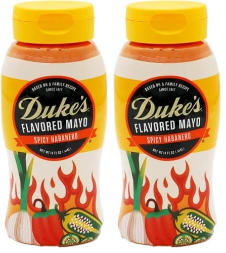 Duke’s Habanero Garlic Flavore...y & Bold, 14 Ounce (Pack of 2)