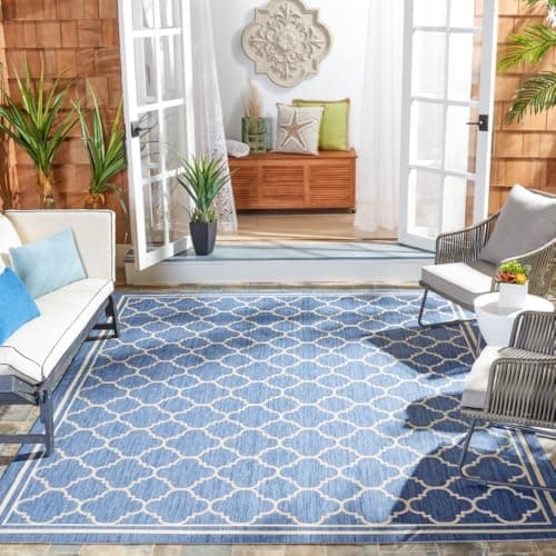 SAFAVIEH Washable Rug Outdoor ...Backyard, Mudroom (CY6918-243)