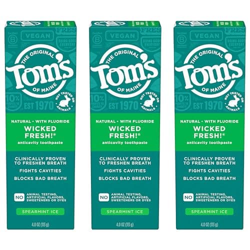 Tom's of Maine Wicked Fresh! N..., with Fluoride, 3 Pack, 4.0oz