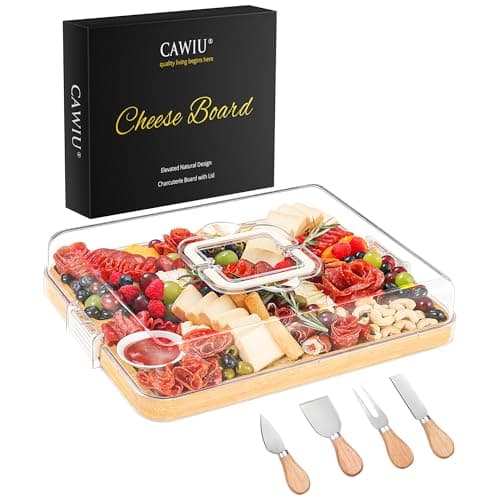 Portable Charcuterie Board w/ Lid & Handle Just $20.93 on Amazon