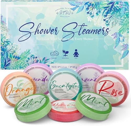 Hfho 8-Pack Aromatherapy Essential Oil Shower Steamers (Tranquil Floral Style) $3.99