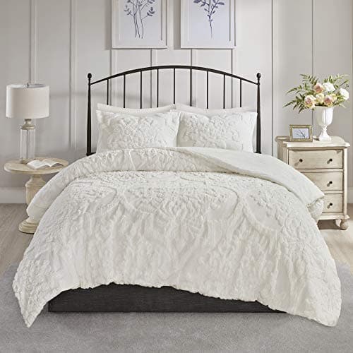 Madison Park Tufted Chenille C...te Full/Queen(90"x90") 3 Piece