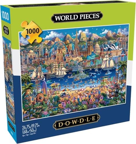 Buffalo Games - Dowdle - World...Finished Size is 26.75 x 19.75