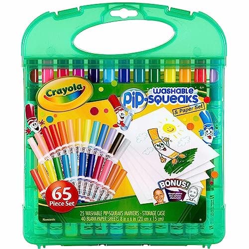 $10.99* | 65-Count Crayola Pip-Squeaks Washable Marker Set at Amazon