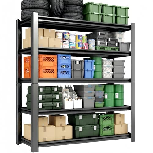 Wozbud 5-Tier 3500lbs. Heavy Duty Garage Shelving for $90 + free shipping