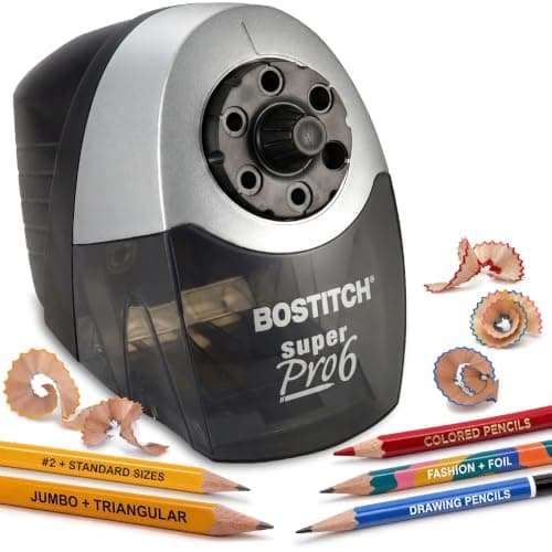 Bostitch Office SuperPro 6 Com...lored & Graphite Pencils, Grey