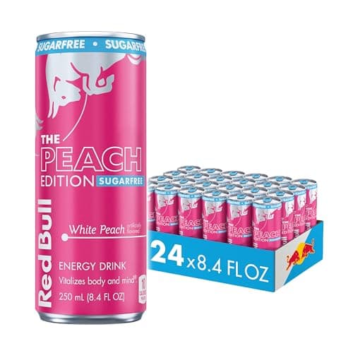 Red Bull Peach Edition Sugarfr...Caffeine, Taurine & B Vitamins