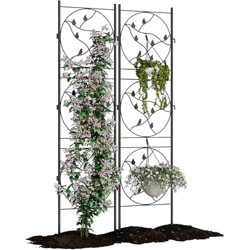 Garvee 21" x72" Metal Garden Trellis Panel 2-Pack for $38 + free shipping