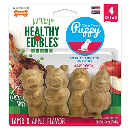 Nylabone Healthy Edibles Natur...lavor, Small/Regular (4 Count)