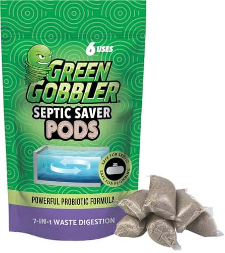 Green Gobbler Septic Tank Enzyme Treatment 6 Month Supply for $12 or less + free shipping