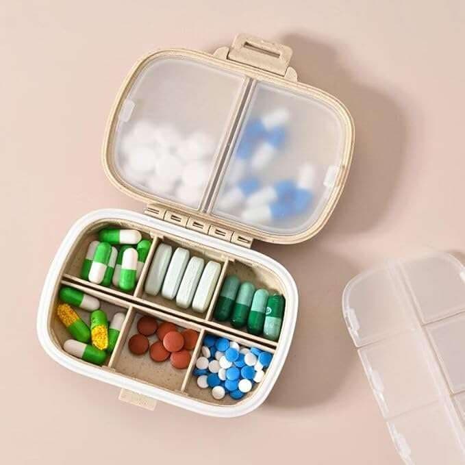 Travel Pill Organizer for $1 + free shipping w/ $25