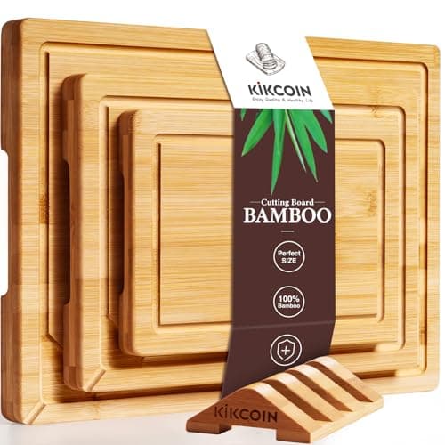 [Prime] 3-Piece Kikcoin Over Sink Bamboo Cutting Boards  $13.49 + Free Shipping