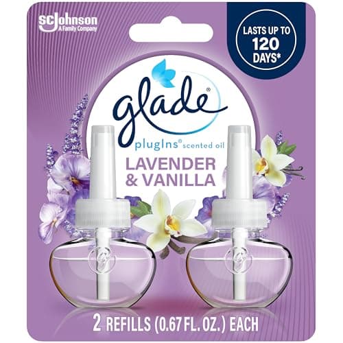 2-Count 1.34-Fl Oz Glade PlugIns Air Freshener Refills (Lavender & Vanilla) $3.22 + Free Shipping w/ Prime or on $35+