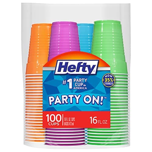 Hefty Disposable Plastic Cups 100-Pack Just $6.48 Shipped on Amazon