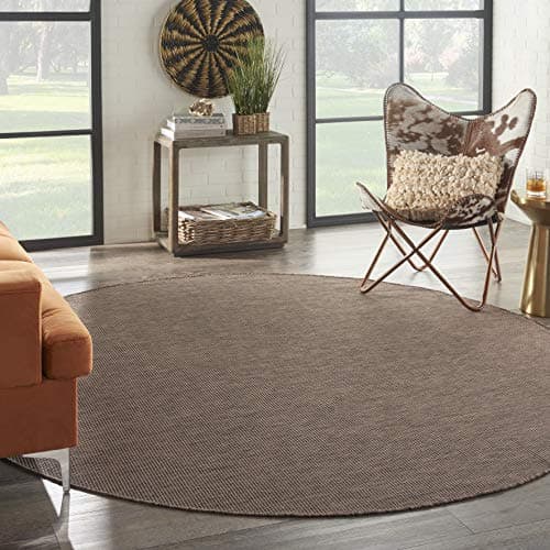 Nourison Home Positano Natural...ing Room, Kitchen (8' x Round)