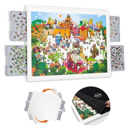 Playboda 1500-Piece Rotating Plastic Puzzle Board w/ Drawers & Cover for $60 + free shipping