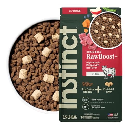 Instinct RawBoost, Natural Dry...ecipe - Real Beef, 3.5 lb. Bag