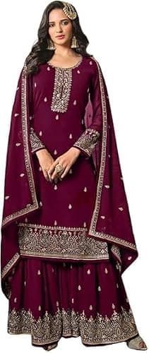 Jevious Ready to wear Embroidered Georgette Indian Pakistani Salwar Suit for Women Ready to Wear