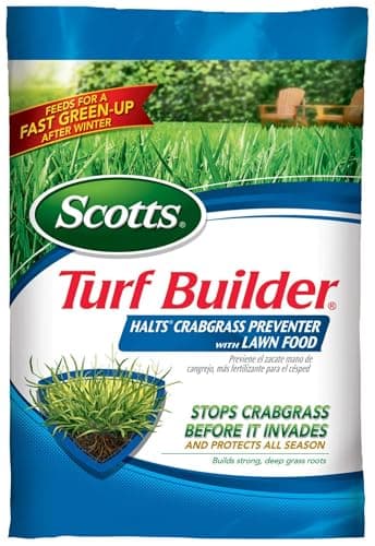 $14.97* | 13.35-Lb Scotts Turf Builder Halts Crabgrass Preventer w/ Lawn Food at Amazon