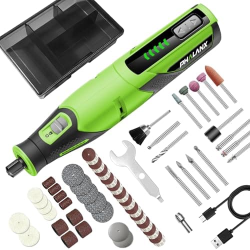 Phalanx 2500mAh Cordless Rotary Tool w/ 64-Piece Accessories $14.99