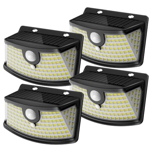 Aootek Solar Motion Sensor Light 4-Pack  for $20 + free shipping w/ Prime