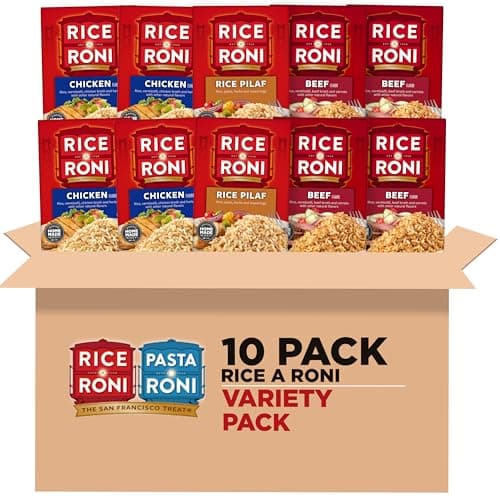10-Pack Rice-A-Roni (Variety) $10.96 w/ S&S + Free Shipping w/ Prime or on $35+