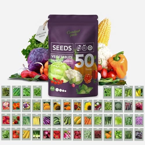 Garden Pack 50-Variety Seeds Pouch for $23 + free shipping w/ Prime
