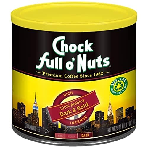 Chock Full o' Nuts Dark & Bold...r-Over, Percolator – 23 Oz Can
