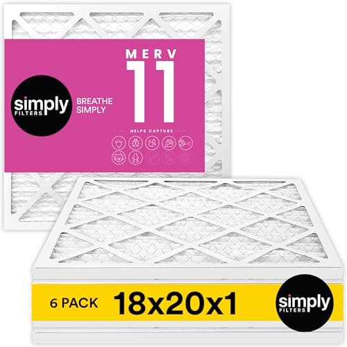 Simply 18x20x1 Air Filter, Mer...) DUST, Pet & Allergy Control,