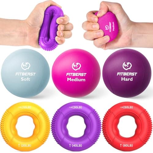 Hand Grip Strength Trainer 6-Piece Set Just $12.98 on Amazon | Great for Physical Therapy & Stress Relief