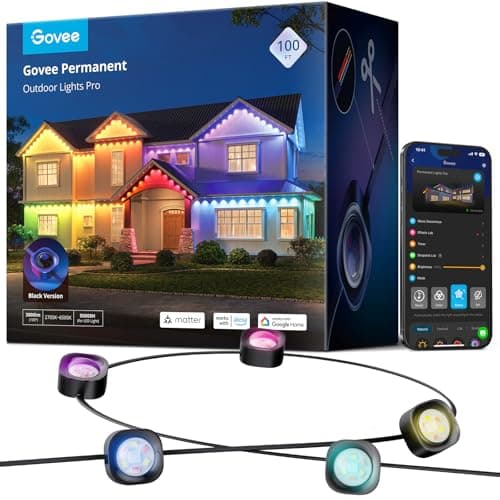 Govee Outdoor Lights Pro 100-Foot with 60 RGBIC LEDs for $350 + free shipping