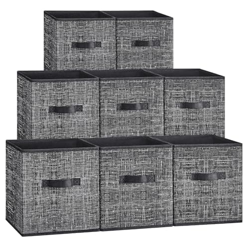 SONGMICS Storage Cubes, 10.2 x... Clothes, Ink Black UROB826B01