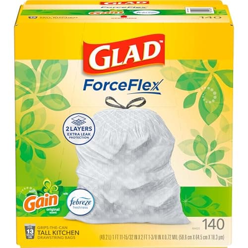Glad ForceFlex Trash Bags 140-Count Just $15 Shipped on Amazon (Reg. $25)
