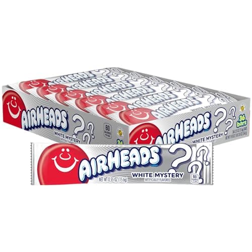 [SnS, AC] $5.57 | 36-ct 0.55-oz Airheads Candy Bars (White Mystery) at Amazon