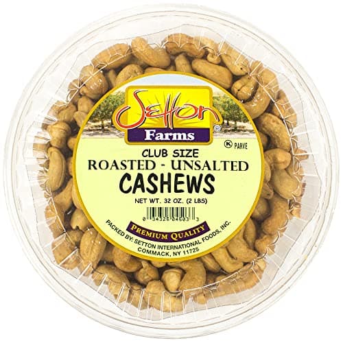 Cashews Roasted Unsalted | Non...Bulk Value Size 32 Oz. (2 Lb.)