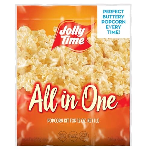 16-Oz JOLLY TIME All in One Popcorn Kit w/ Kernels, Oil & Salt for 12-Oz Kettle $1.81 + Free Shipping w/ Prime or on $35+