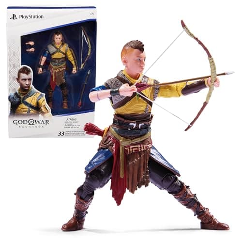 PlayStation God of War Ragnarok: 6” Atreus Action Figure with 4 Accessories $6.68 (YMMV) @Amazon