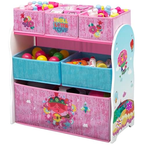Delta Children Design and Stor...e Organizer, Trolls World Tour